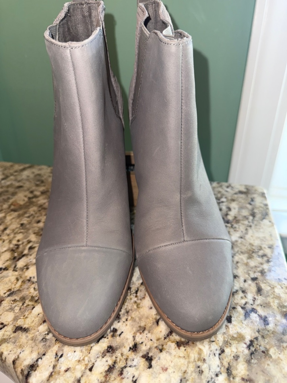 TOMS Everly Ankle Heel Bootie in Cement Grey **NWOBox - Picture 3 of 7